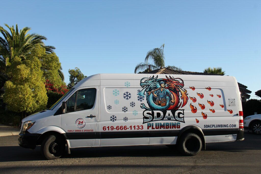 SDAC Plumbing van
