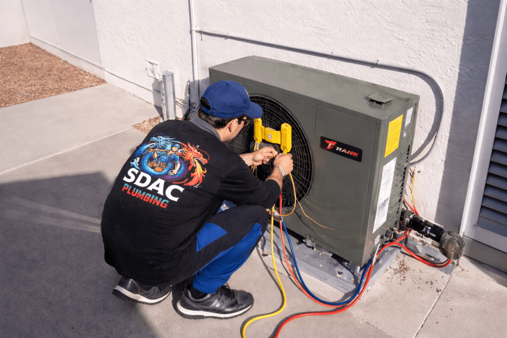 HVAc system diagnostics & repair done by SDAC technicians