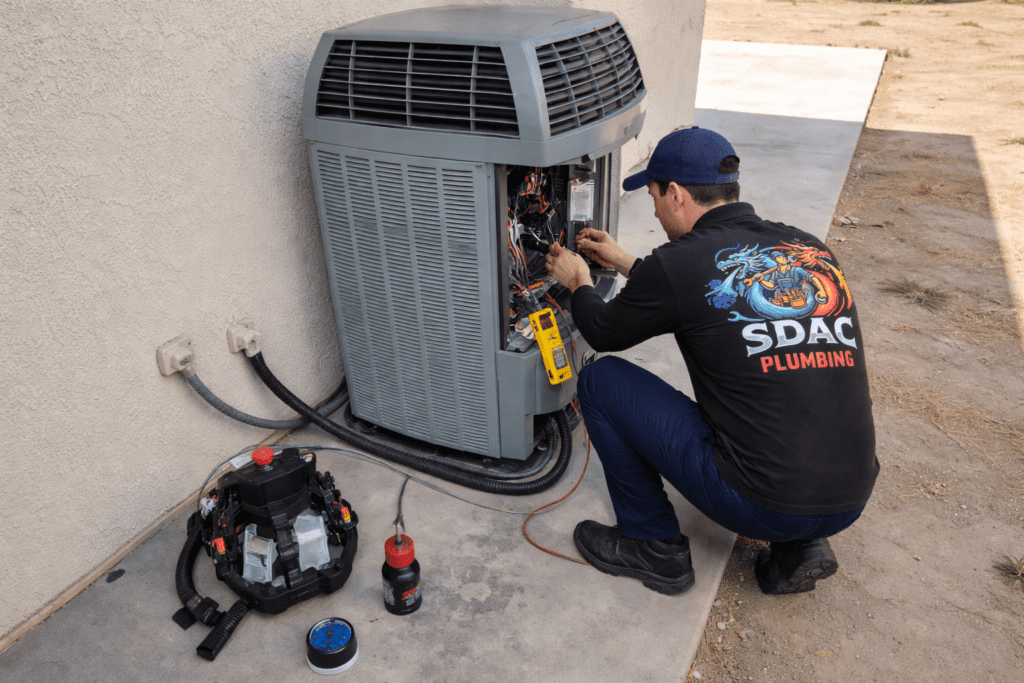 HVAC tun up & Repairs done by SDAC technicians